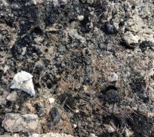 Déchets sur le terrain. Pleins de clous et de vis. Ils ont intérêt  à  nettoyer  car c est super dangereux, surtout pour les enfants