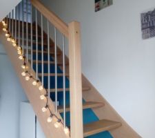 Guirlande escalier