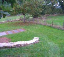 Terrain EST
défrichage bordure du terrain