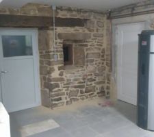 Joints mur buanderie