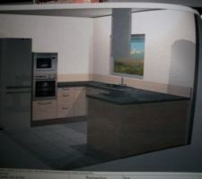 Un apercu de la futur cuisine