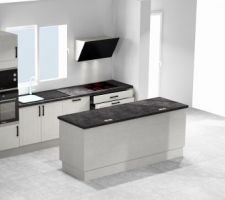 Plan 3D de notre cuisine