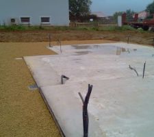 Remise des terres, empierrage