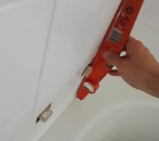 Problème d'aplomb dans la salle de bain