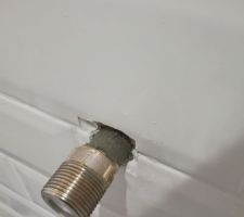 Raccord Excentr&eacute; (livr&eacute; avec la colonne de douche) Hansgrohe 240