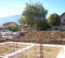 Fondation en cours - photo du 2/10/2010