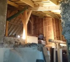 L étage avant les travaux