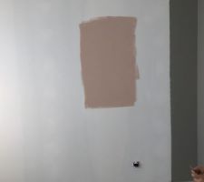 Test peinture chambre d?amis