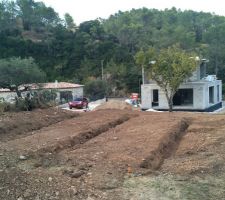 Terrassement en cours