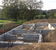 Ca prend forme avec la réalisation vide sanitaire