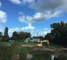 Terrassement à commencer vendredi