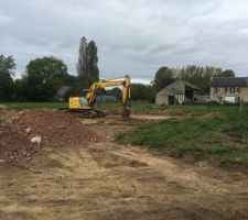 Terrassement à commencer vendredi
