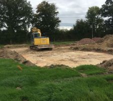 Terrassement à commencer vendredi