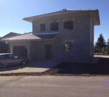 Remise en place des terres et aménagement du terrain