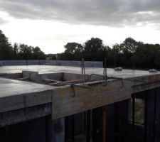 Plancher haut coul&eacute; le 06 Octobre