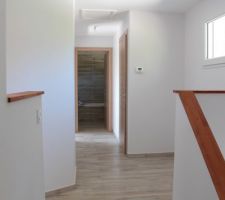 Palier de l'étage terminé