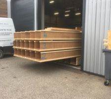 Conception dalle bois épaisseur 40 cm d?isolat.