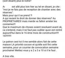 Entretien téléphonique délirant avec le cdt = mail au MOE bien mérité.
Ralebol!!