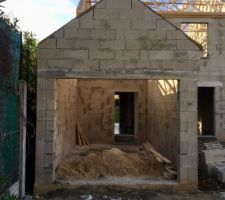 Arase du garage termin&eacute;e