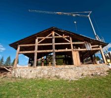Le chalet, bientôt tout nu !