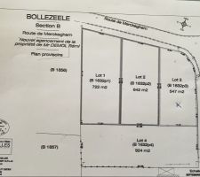 Notre terrain le lot 3 de 547m2