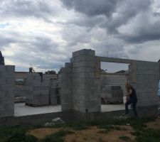 Élévation des murs septembre 2017
