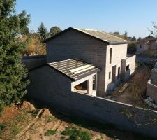 Couverture en cours - Film sous toiture pos&eacute;