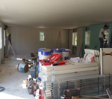 Installation des cloisons et isolation