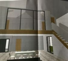 Tout premier 3d intérieur pour comprendre le projet