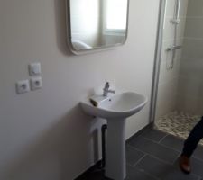 La salle de bain avant