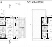 Plans niveau RDC et étage