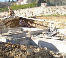 Les planches enlevés du côté nuit