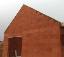 Maçonnerie du pignon