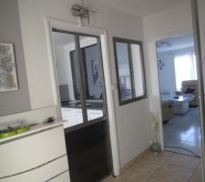 Verrière coté entrée