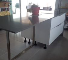 Cuisine en cours de finitions