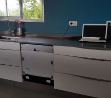 Cuisine en cours de finitions