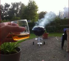 Premier barbecue !!! ca c'est bon!!