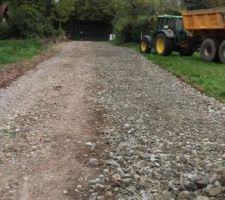 Début du chemin d'accés en cours