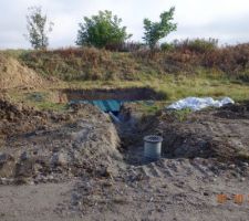 Rétention des eaux pluviales par alvéoles