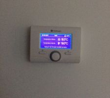 Chaudière gaz avec thermostat  installés