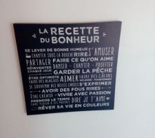 Tableau pour l'escalier