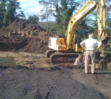 C'est parti pour la maison ,les fondations commence !!!