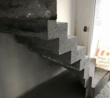 Escalier poncé