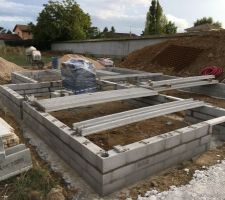 Vide sanitaire et début de fondation
