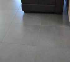 Voici le carrelage que nous avons choisi,
nous l'avons vu pos&eacute; chez un client du carreleur.