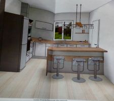 Cuisine plis, autre vue