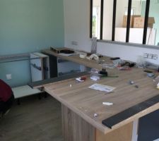 Cuisine en cours de montage