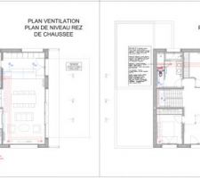 Plan de la ventilation VMC