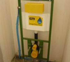 Installation du WC suspendu