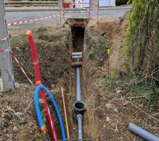 Raccordement vers les eaux pluviales
